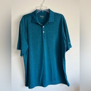 Walter Hagen. Men's Teal Polo Shirt. Size XL.